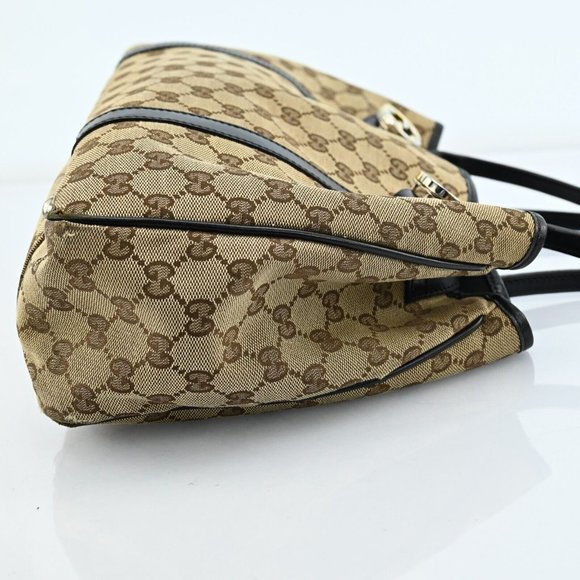 Auth Gucci Twins Heart Gg Tote Bag #47316G21B - Picture 4 of 12